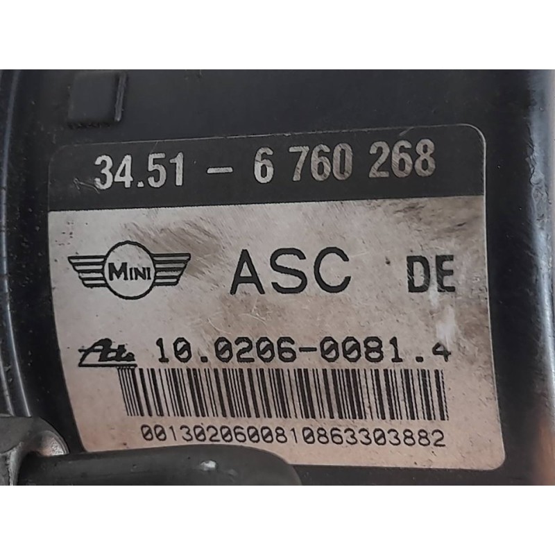 Recambio de abs para bmw mini cabrio (r52) one referencia OEM IAM 34516760268 - Azul 2