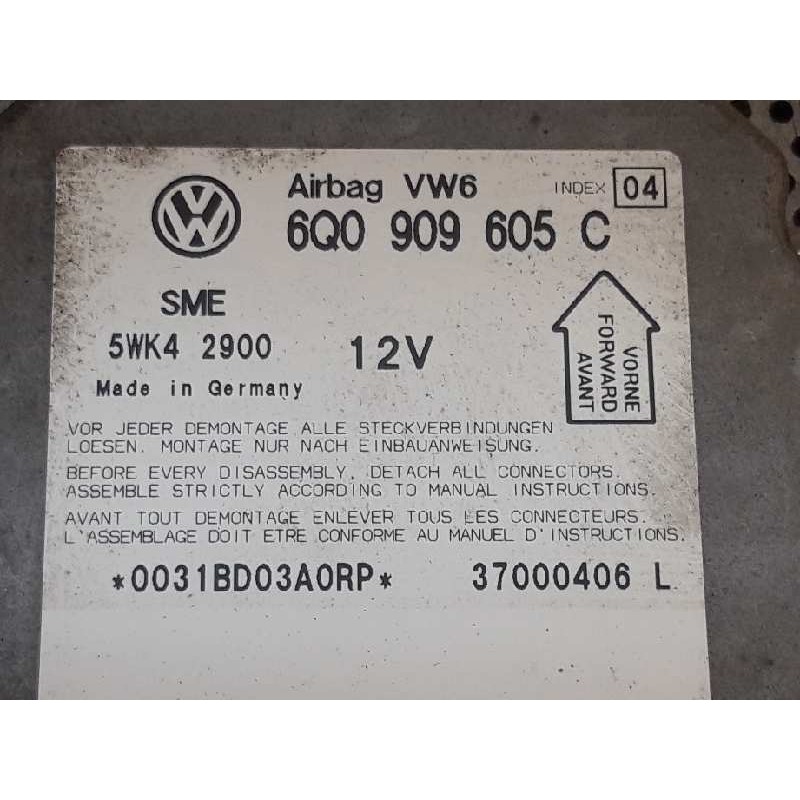 Recambio de kit airbag para volkswagen passat berlina (3b3) comfortline referencia OEM IAM 6Q0909605C 3B0880201AL 3B0880204A - Verde 3