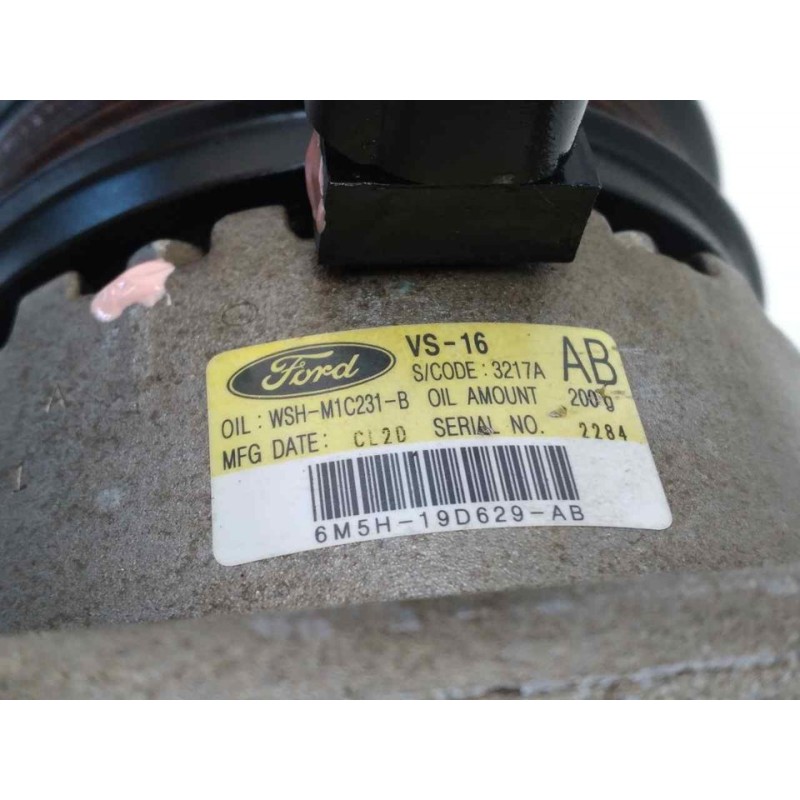 Recambio de compresor aire acondicionado para volvo c30 1.8 kinetic referencia OEM IAM 6M5H19D629AB 3217A - Rojo 3