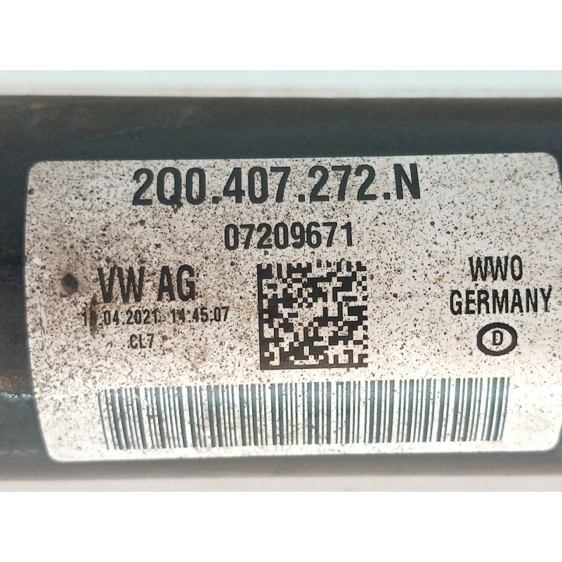 Recambio de transmision delantera derecha para audi a1 sportback (gba) 25 tfsi referencia OEM IAM 2Q0407272N - Blanco 2
