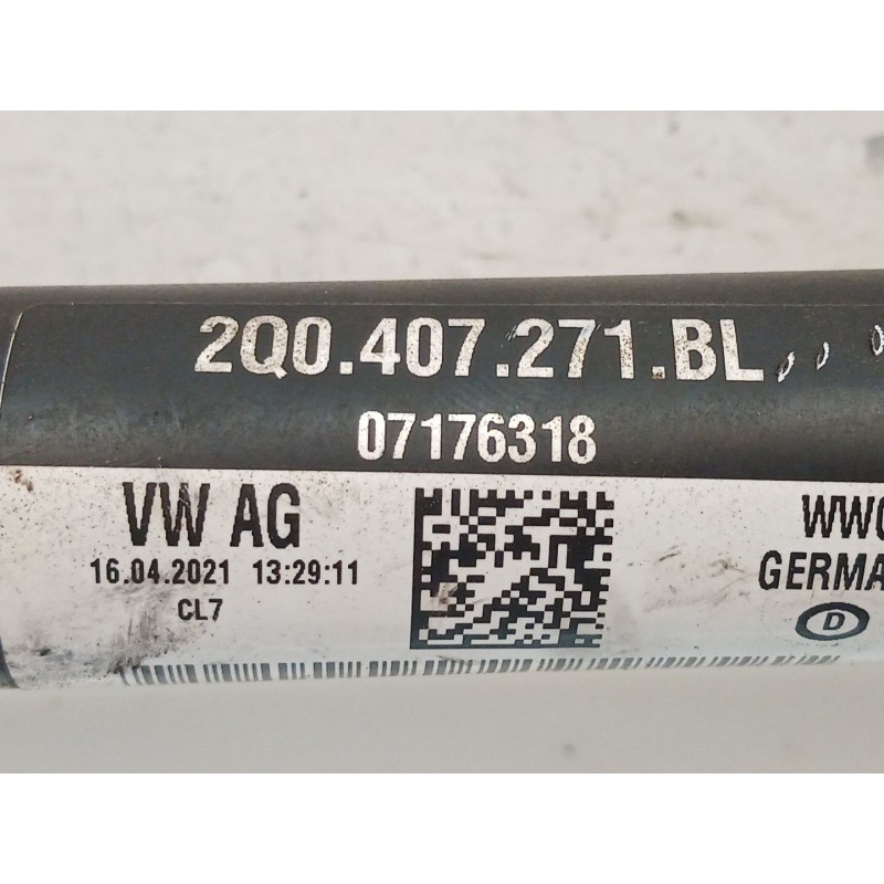 Recambio de transmision delantera izquierda para audi a1 sportback (gba) 25 tfsi referencia OEM IAM 2Q0407271BL - Blanco 2
