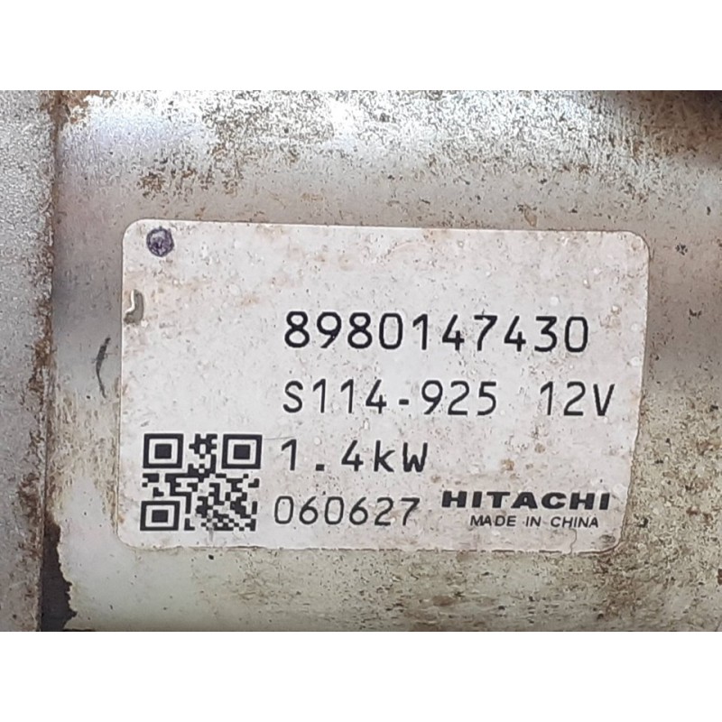 Recambio de motor arranque para opel meriva enjoy referencia OEM IAM 8980147430 HITACHI 2