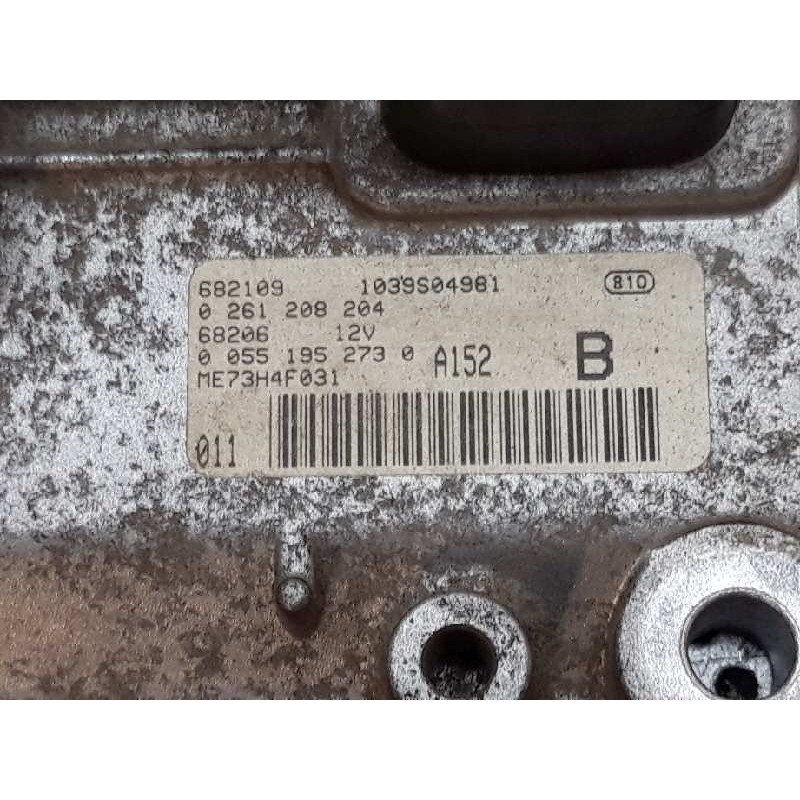 Recambio de centralita motor uce para fiat stilo (192) 1.4 16v feel referencia OEM IAM 0261208204 - Negro 2