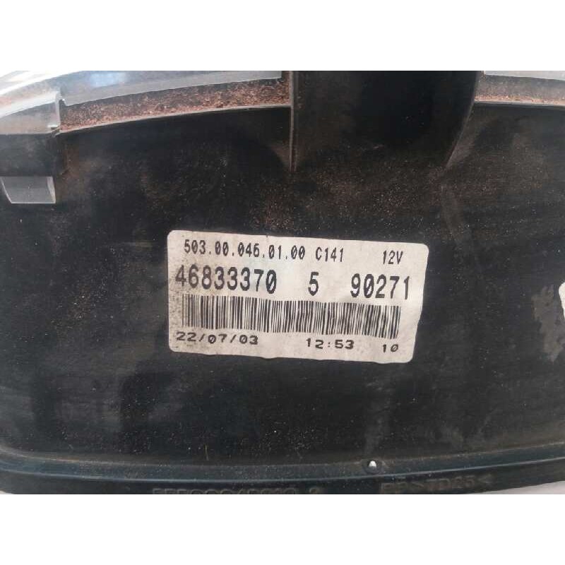 Recambio de cuadro instrumentos para fiat punto berlina (188) 1.3 jtd cat referencia OEM IAM 46833370 503000460100 - Gris 2