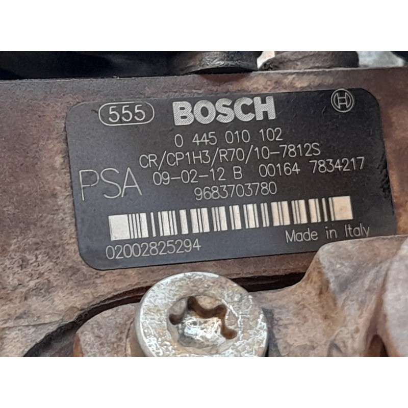 Recambio de bomba inyeccion para citroën c3 picasso sx referencia OEM IAM 0445010102 9683703780 BOSCH - Gris 4